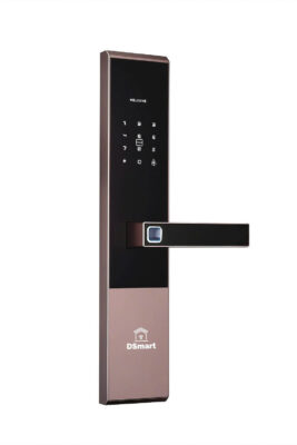 Lắp khóa điện tử PLC02T cho cửa chính căn hộ chung cư