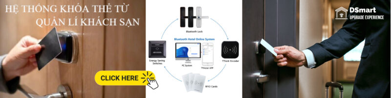 Banner DSmartlock.vn Khóa điện tử thẻ từ khách sạn - hotel lock