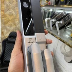 Khóa điện tử cửa nhôm Xingfa DSmart N38T gắn ngoài trời App TTlock sliver