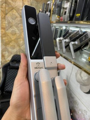 Khóa vân tay cửa nhôm đố nhỏ DSmart N38T Chống nước 10 Khóa điện tử cửa nhôm Xingfa DSmart N38T gắn ngoài trời App TTlock sliver