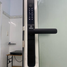 Khóa vân tay cửa nhôm Xingfa DSmart N38T Chống màu đen black
