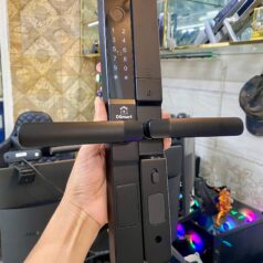 Khóa điện tử vân tay cửa nhôm Xingfa DSmart N38T Chống màu đen black
