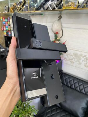 Khóa điện tử vân tay DSmart PN02T cho cửa gỗ 18 Khóa cửa thông minh DSmart PN02T smartlock màu đen black