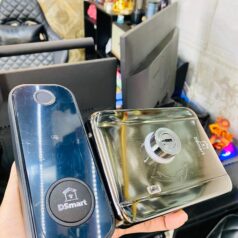 Khóa vân tay Cửa Cổng DSmart 1C39T-C 1 chiều bên trong chìa chống nước gắn ngoài trời màu bạc inox có app ttlock