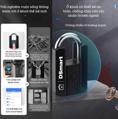 Khóa bấm điện tử vân tay DSmart KB01T App TTLOCK 15 Khóa bấm điện tử vân tay DSmart KB01T App TTLOCK