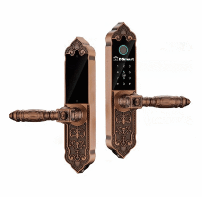 khóa điện tử vân tay cổ điển dtp38