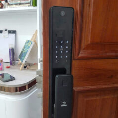 Khóa Cửa Gỗ Thông Minh Nhận Dạng Khuôn Mặt FaceID Wifi DSmart PLA01T TTLock