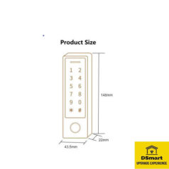 Đầu đọc vân tay DSmart DD38T App TTLock Bluetooth 8 Đầu đọc vân tay DSmart DD38T App TTLock Bluetooth