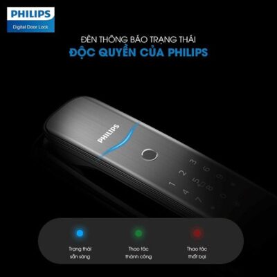 Khóa cửa vân tay có camera Philips DDL702-1HWS 25 Khóa cửa vân tay có camera Philips DDL702-1HWS