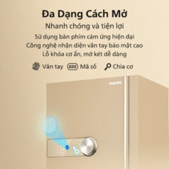 Két Sắt Vân Tay Mã Số Philips SBX202