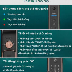 Khóa cửa thông minh Philips DDL709-7HWS