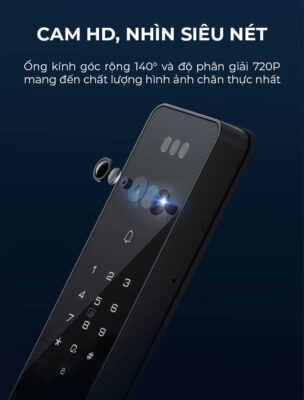 Khóa Cửa Điện Tử Kaadas Q9-FVP 40 Khóa Cửa Điện Tử Kaadas Q9-FVP