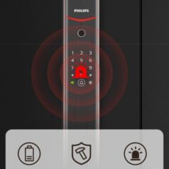 Khóa cửa vân tay có camera Philips DDL702-1HWS 9 Khóa cửa vân tay có camera Philips DDL702-1HWS