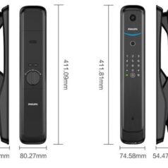 Khóa cửa vân tay có camera Philips DDL702-1HWS 15 Khóa cửa vân tay có camera Philips DDL702-1HWS