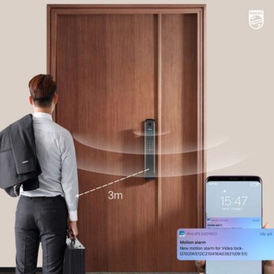 Khóa cửa vân tay có camera Philips DDL702-1HWS 31 Khóa cửa vân tay có camera Philips DDL702-1HWS