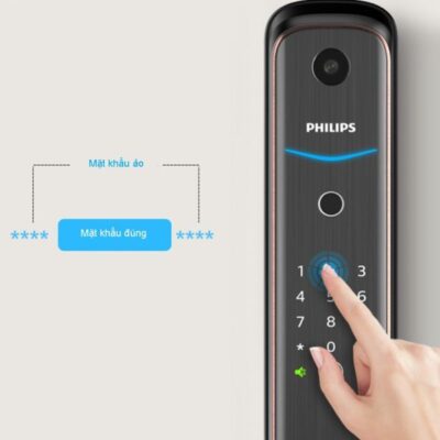 Khóa cửa vân tay có camera Philips DDL702-1HWS 38 Khóa cửa vân tay có camera Philips DDL702-1HWS