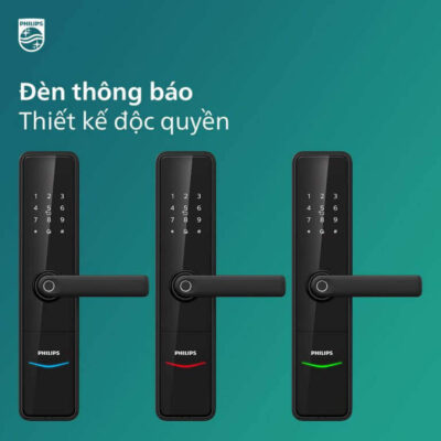 Khóa Điện Tử Vân Tay Philips DDL603E 11 Khóa Điện Tử Vân Tay Philips DDL603E