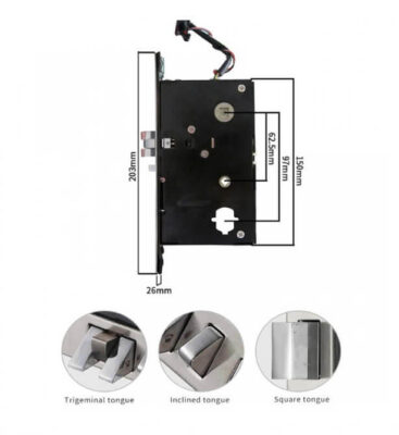 Khóa điện tử thẻ từ quản lí khách sạn DSmart H13F 24 Khóa điện tử thẻ từ quản lí khách sạn DSmart H13F