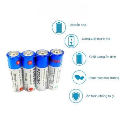 Pin Kiềm Alkaline Cho Khóa Điện tử vân tay 7 Pin Kiềm Alkaline Cho Khóa Điện tử vân tay Thông Minh