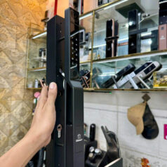 Khóa điện tử vân tay cửa nhôm tự động Xingfa NX75T-F thông minh chống nước