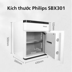Kích Thước Thực Tế Của Két Sắt Thông Minh Tủ Tab Vân Tay Philips Sbx301