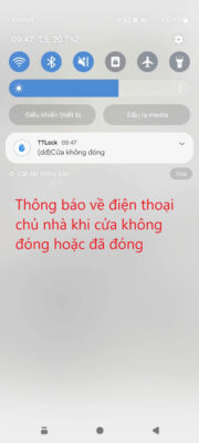 Cảm Biến Thông Báo Đóng/Mở Cửa DSmart DS2 14 Cảm Biến Thông Báo Đóng/Mở Cửa DSmart DS2 thông báo về điệ thoại