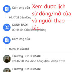 Cảm Biến Thông Báo Đóng/Mở Cửa DSmart DS2 xem được lịch sử ra vào