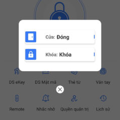 Cảm Biến Thông Báo Đóng/Mở Cửa DSmart DS2 xem được trạng thái của cửa gắn khóa thông minh