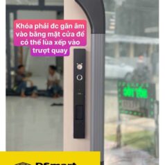 Khóa Vân Tay Thẻ Từ Gắn Âm Cửa Nhôm