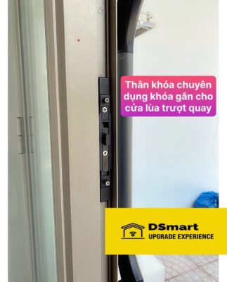 KHÓA ĐIỆN TỬ CỬA TRƯỢT LÙA QUAY NHÔM XINGFA NTQ38T 26 Khóa TTLock Lắp Âm Cửa Nhôm
