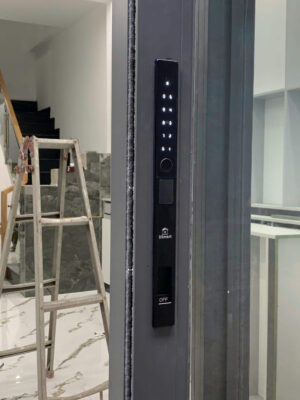 KHÓA ĐIỆN TỬ CỬA TRƯỢT LÙA QUAY NHÔM XINGFA NTQ38T 28 Khóa Điện Tử Vân Tay Lắp Âm Cửa Nhôm Lùa Quay XingFa