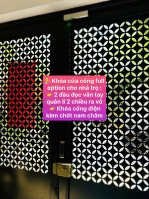 Giải pháp khóa kiểm soát ra vào cho căn hộ cao cấp tại Quận 7 3 Khóa Cổng Điện Chống Nước Chống Mưa Cho Cửa Cổng