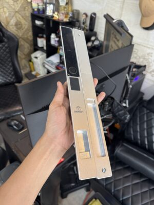 Khóa điện tử vân tay DSmart NTQ38T cho cửa trượt lùa quay âm màu bạc App TTLOCK