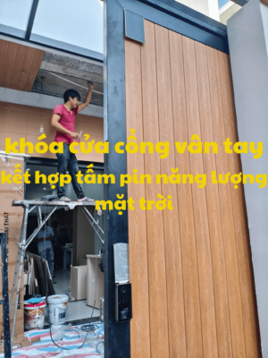 Tấm Pin Năng Lượng Mặt Trời DSmart PMT01 25 Hệ thống khóa điện tử ngoài trời sử dụng năng lượng mặt trời từ DSmart PMT01