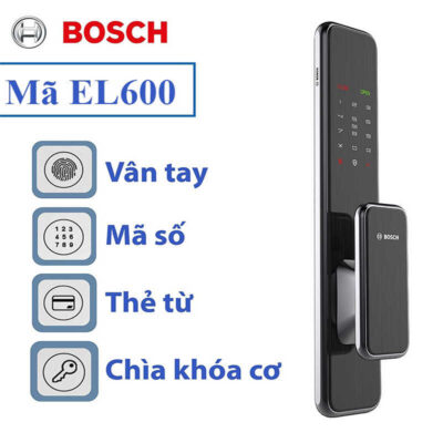 Khóa Điện Tử Vân Tay Push-Pull Bosch EL600 18 Khóa Điện Tử Vân Tay Push-Pull Bosch EL600