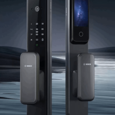Khóa nhận diện khuôn mặt, Camera Bosch EL600VF (Đức) 7 Khóa cửa tích hợp camera chuông hình Bosch EL600VF