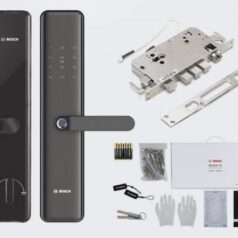 Khóa Điện Tử Vân Tay Bosch ID40P 6 Bộ Phụ Kiện Khóa khóa Bosch ID40P điện tử thông minh