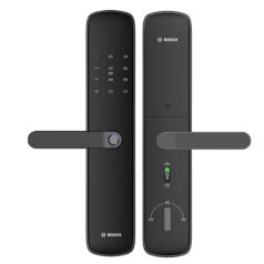 Khóa Bosch ID60 hỗ trợ mở bằng vân tay, thẻ từ, mã số và chìa cơ
