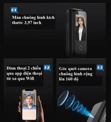 Khóa nhận diện khuôn mặt, Camera Bosch EL600VF (Đức) 14 Khóa nhận diện khuôn mặt, Camera Bosch EL600VF (Đức)
