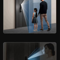 Khóa nhận diện khuôn mặt, Camera Bosch EL600VF (Đức) 5 Khóa Mở Bằng Khuôn Mặt FaceID Bosch EL600VF