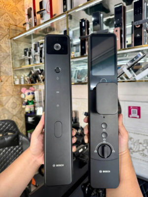 Khóa Cửa Nhận Diện Khuôn Mặt Bosch FU8 Plus 34 Thiết kế khóa Bosch FU8 Plus cao cấp, chống nước IP65 ảnh thực tế tại cửa hàng