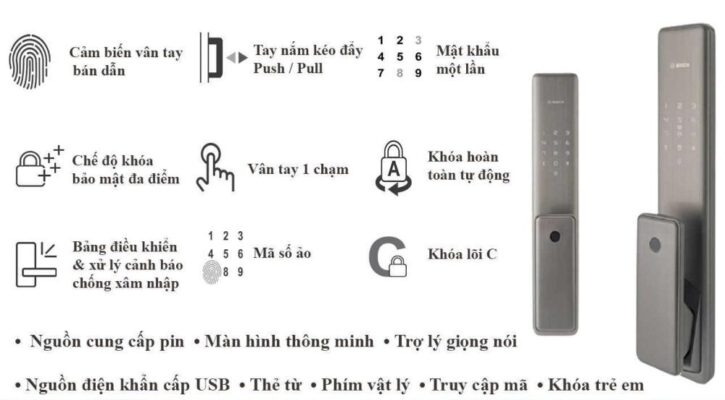 Khóa Cửa Vân Tay BOSCH FU 750 Cao Cấp 21 Đánh giá khóa cửa vân tay Bosch FU 750
