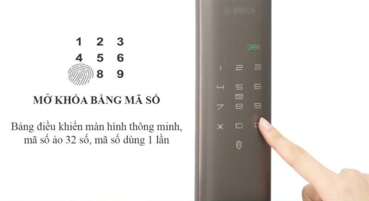 Khóa Cửa Vân Tay BOSCH FU 750 Cao Cấp 23 Hướng dẫn sử dụng Bosch FU 750