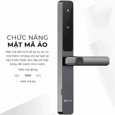 EZVIZ DL06 Pro Khóa cửa thông minh cho cửa nhôm 10 Khóa cửa thông minh cho cửa nhôm EZVIZ DL06 Pro quận Tân Bình TPHCM