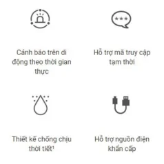 Ezviz DL05 – Khóa cửa thông minh tích hợp ứng dụng điều khiển từ xa.