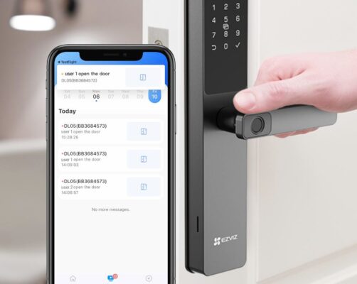 Khóa vân tay thông minh Ezviz DL05 23 Công nghệ nhận diện vân tay siêu nhạy trên khóa Ezviz DL05.