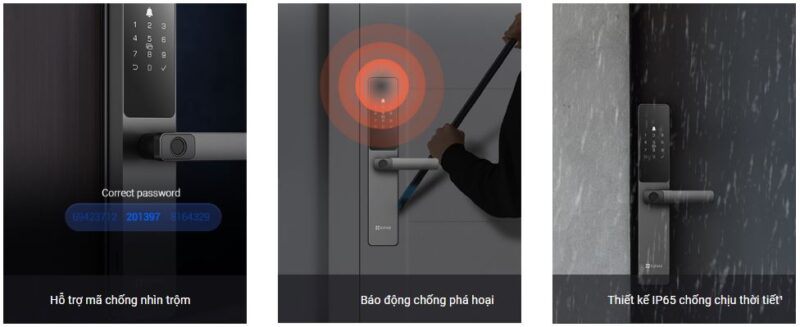Khóa vân tay thông minh Ezviz DL05 26 Ezviz DL05 – Khóa vân tay cao cấp cho mọi gia đình.