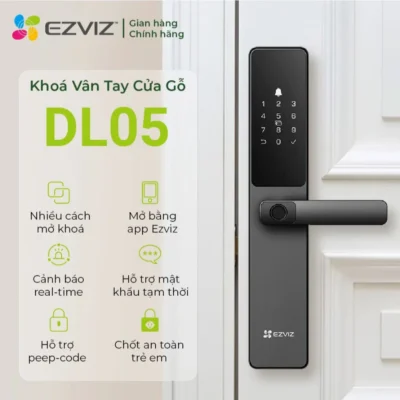 Khóa vân tay thông minh Ezviz DL05 18 Khóa vân tay thông minh Ezviz DL05 – Bảo mật hiện đại, mở cửa nhanh chóng.