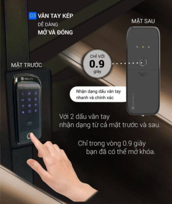 Khóa cửa điện tử vân tay SOLITY GD-60B 16 Ứng dụng di động giúp kiểm soát và quản lý lịch sử mở khóa của SOLITY GD-60B từ xa.