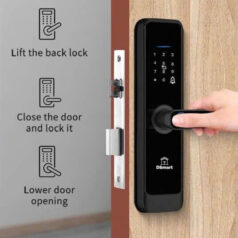 Khóa điện tử PN08T mở cửa bằng vân tay